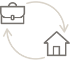 Home and valuables insurance icon